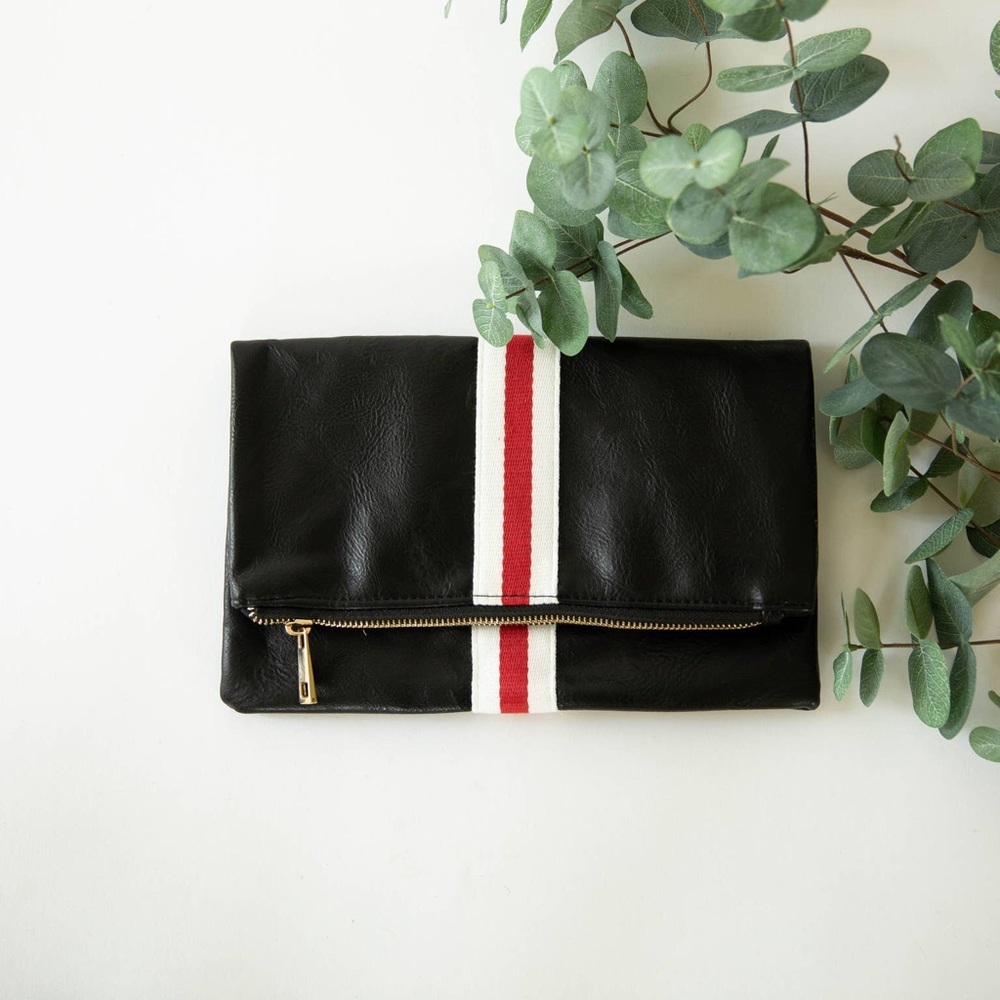 Preppy Foldover Clitch